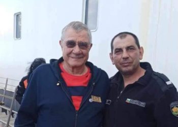 Проф. Христо Пимпирев и Радослав Мирнов