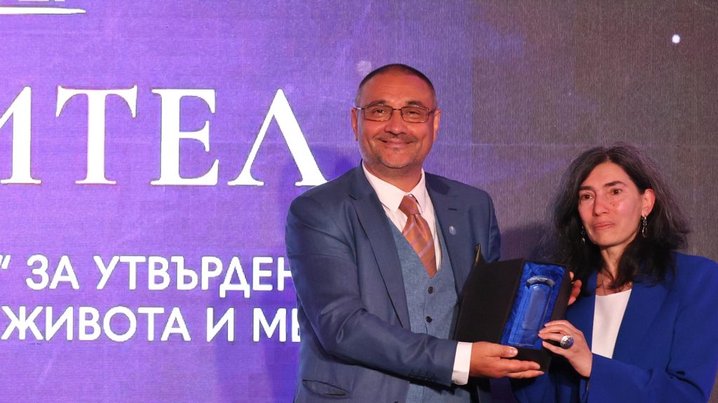 Проф. Красимира Йончева получава в края на 2025 г. Наградата „Питагор“ на МОН за утвърден учен в областта на медицината и науките за живота 